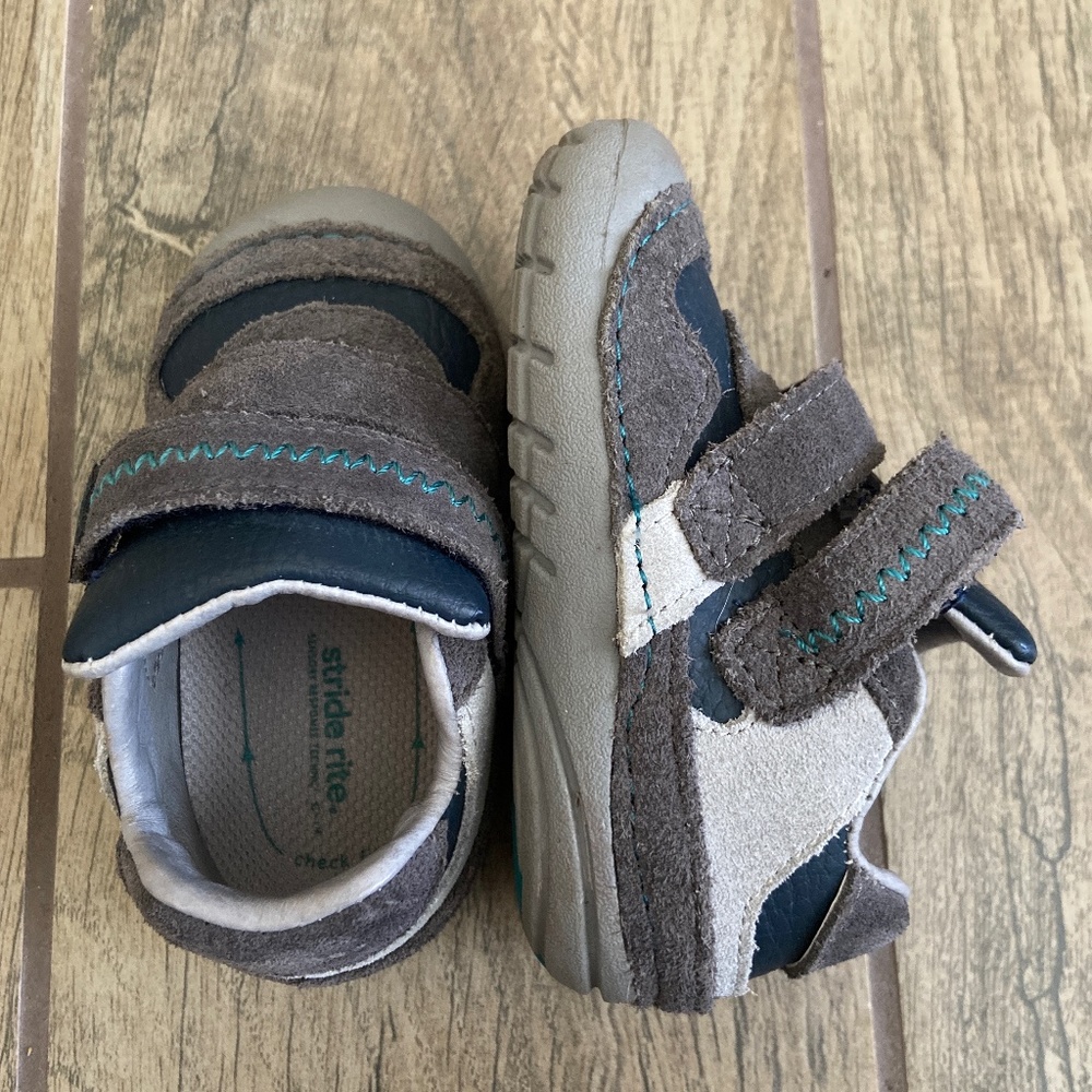 Stride Rite Graham Navy/Grey - Size 4.5 W